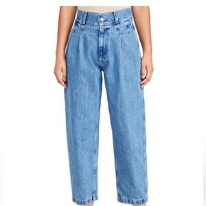 Edwin x Anthropologie isla pleated jean barrel